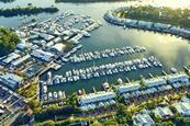 Sanctuary Cove Boat Show aerial