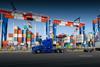 Port of Long Beach truck