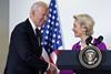 Biden and von der Leyen in Rome_joint tariff statement