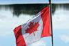 Canadian flag on boat-3