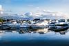 Boats in marina