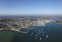 French marina in Brittany