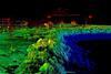 LiDAR image of Chicago breakwall