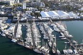 Aerial-shot-of-the-Southampton-Boat-Show